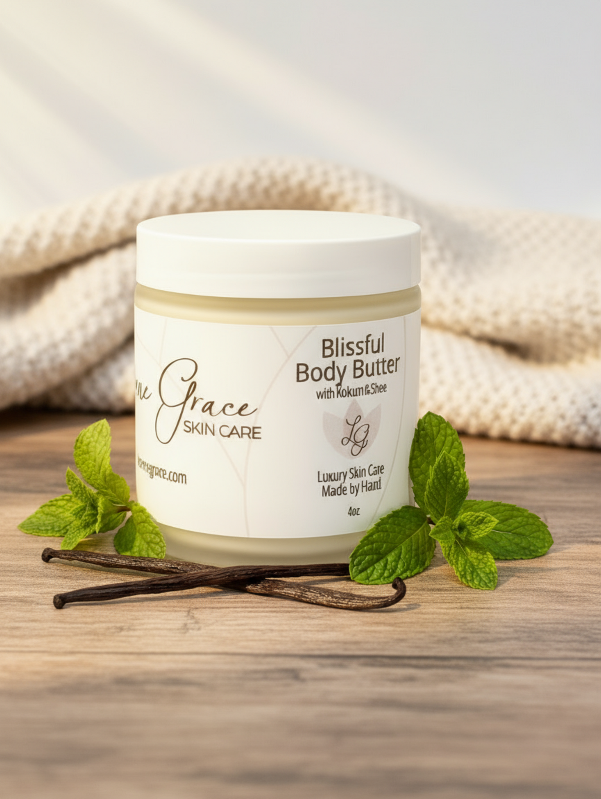 Limited Edition Blissful Body Butter - Creamy Peppermint