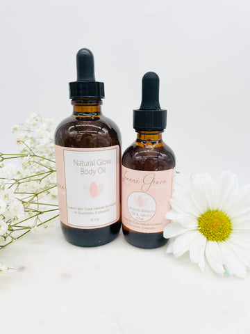 Natural Body Oil & Miracle Beauty Oil and Serum bundle